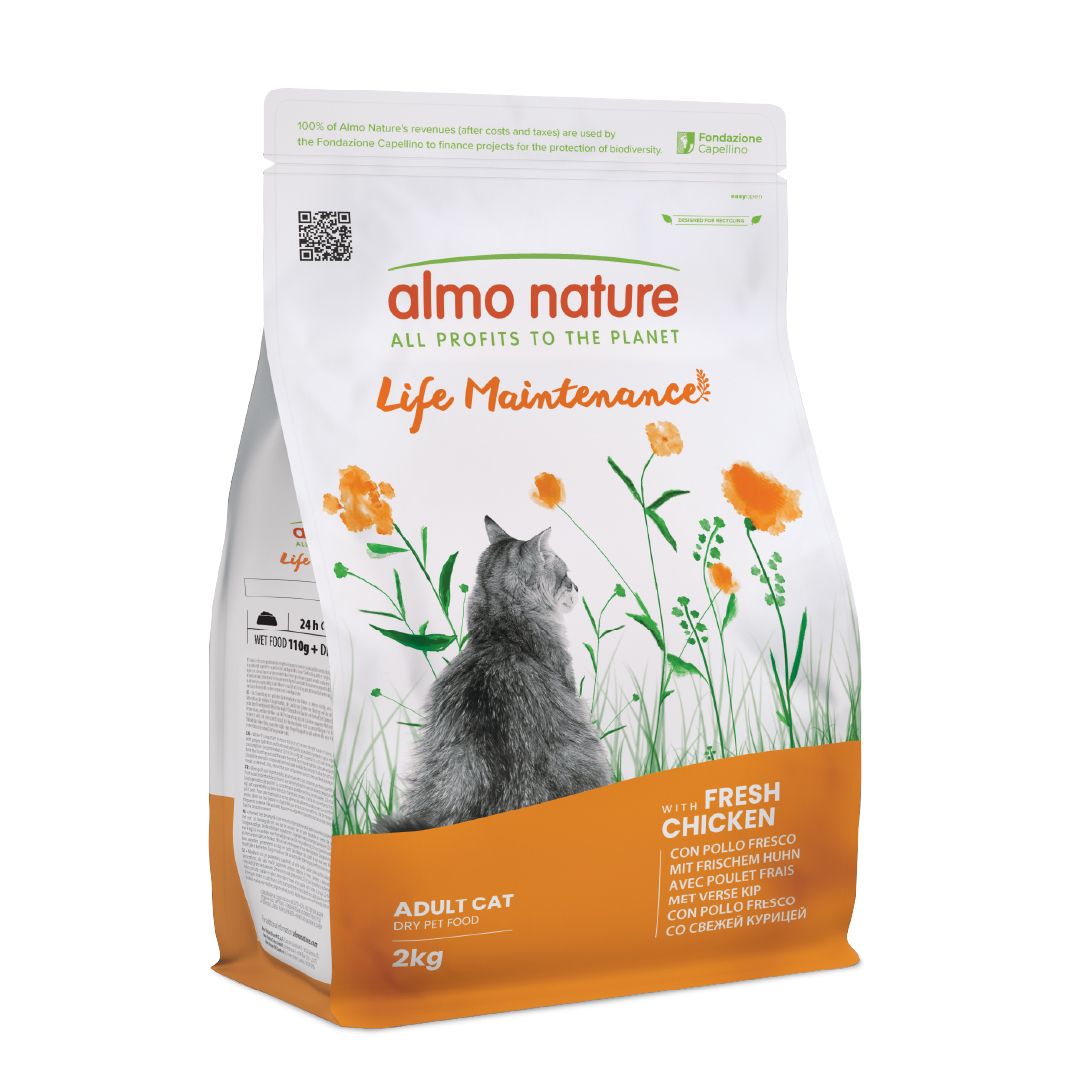 Holistic Maintenance - Chicken (2kg) Adult Cat Food 625/121346 AlmoNature 