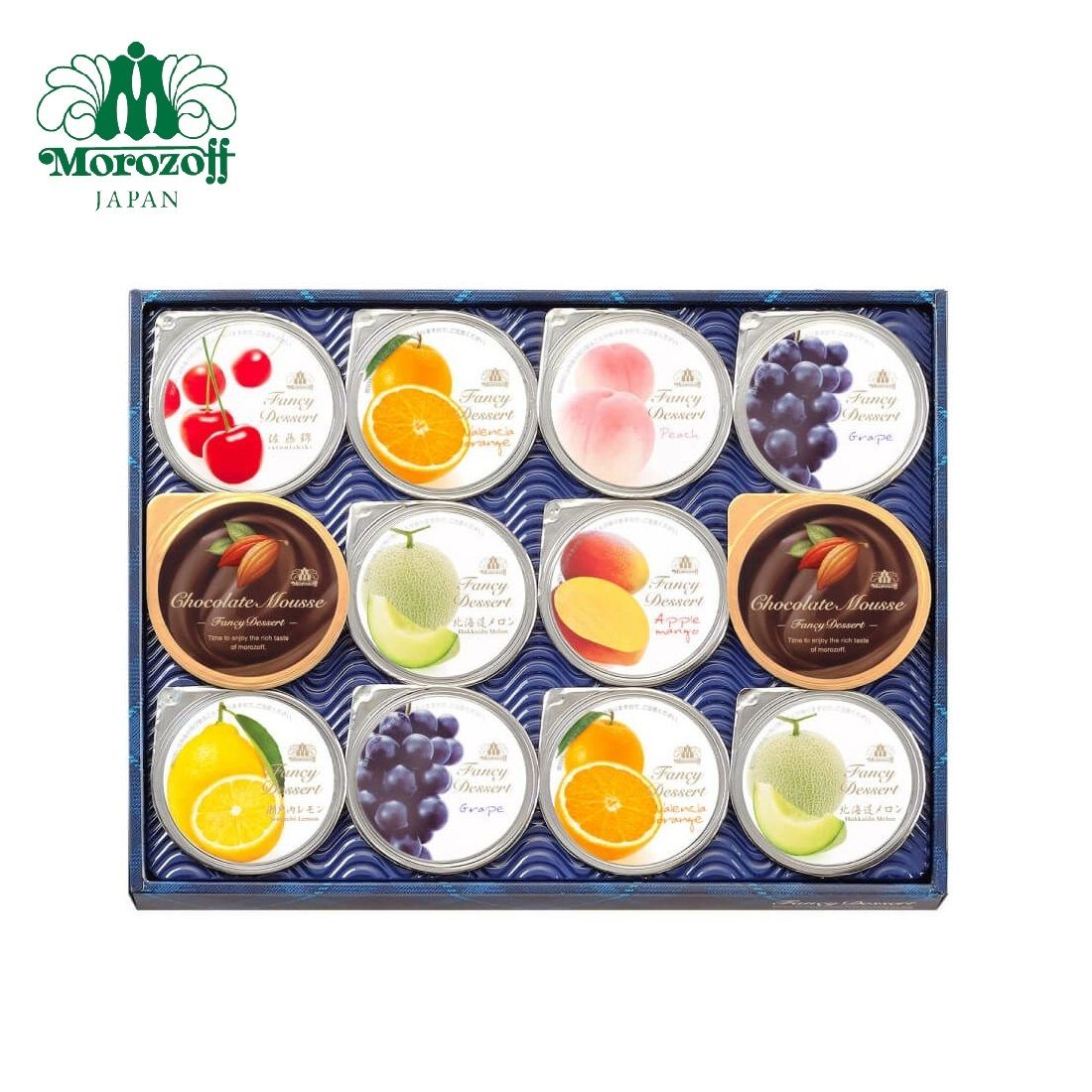 Japanese Assorted Juice Jelly With Milk Chocolate Mousse Gift Box Set 12pcs(Best Before：26/11/2026)