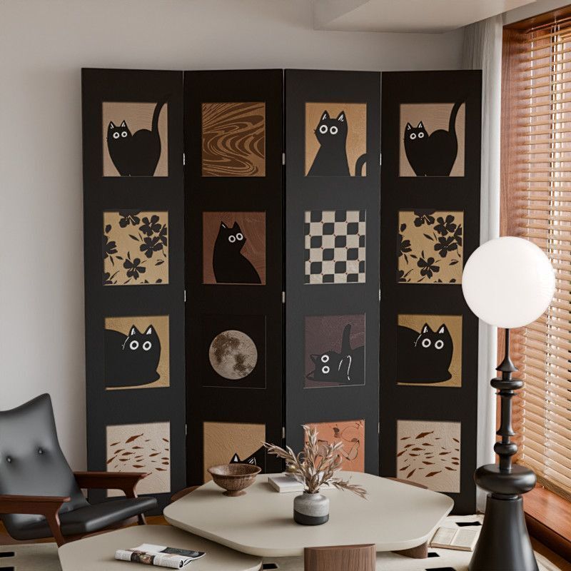 American-style retro living room screen, movable hallway, suitable for multiple scenes