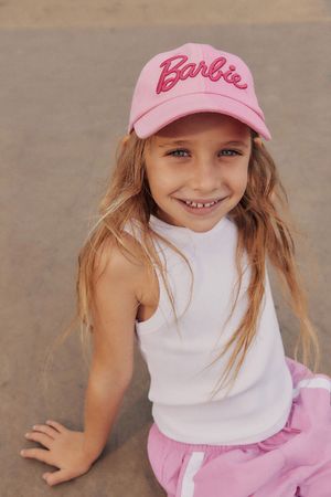Cotton On Kids - Barbie Kids Cap - Lcn mat barbie/pink splice