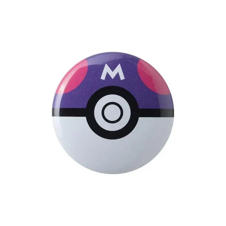 日本 POKEMON CENTER 錫徽章 扣針 公仔扣針 吉祥物扣針 袋子配件 包或手提包配件 平行進口 MASTERBALL 