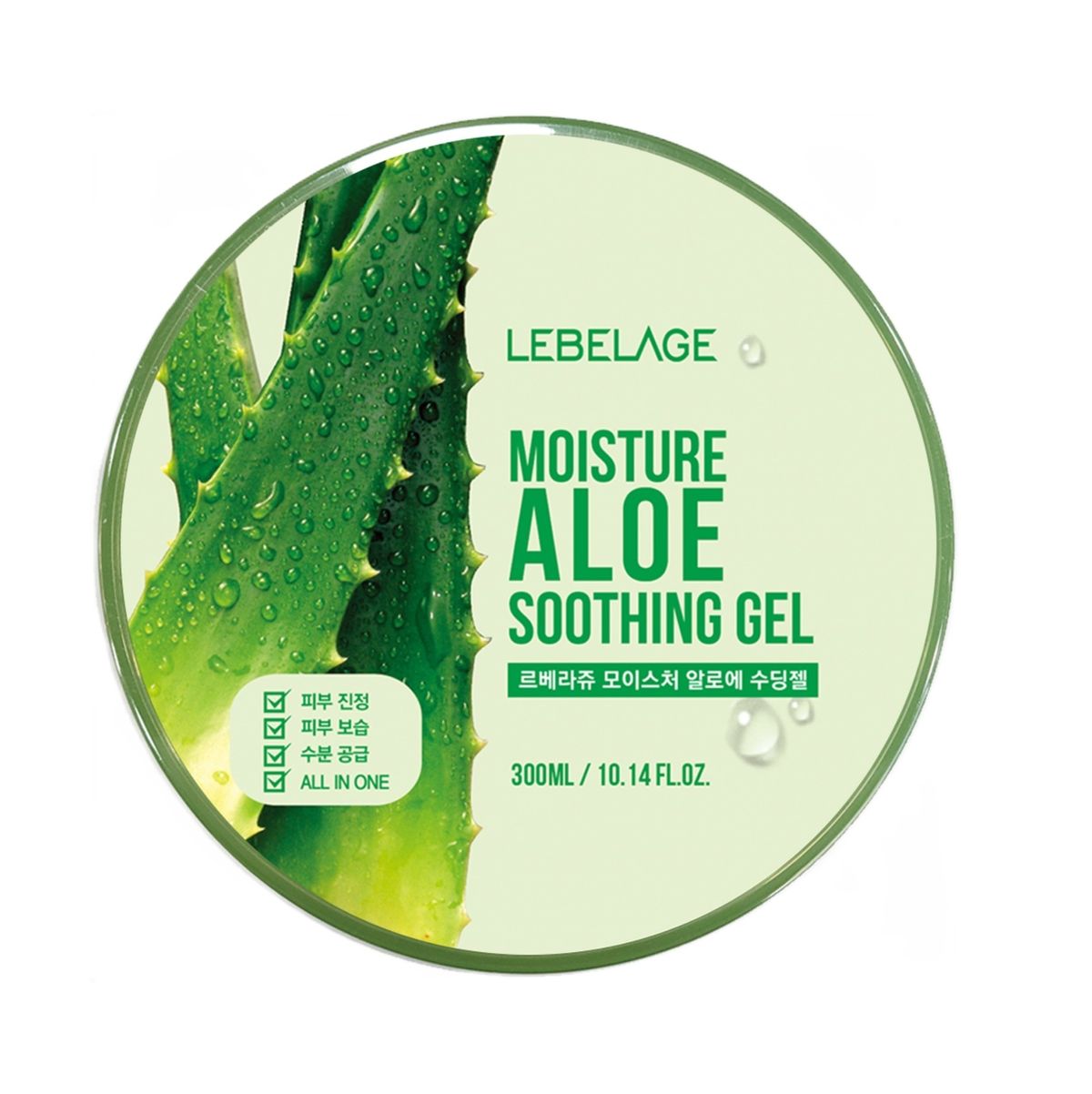 Moisture Aloe Soothing Gel 300ml [Parallel Imports]  (ref : 80572)