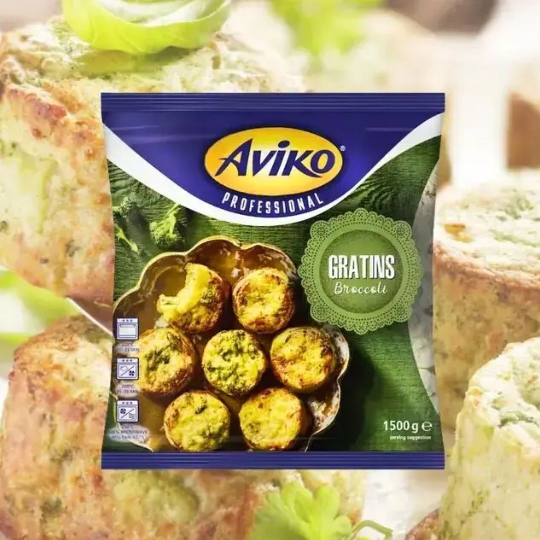 Potato Cheese & Broccoli Gratins 1500G (Frozen-18°C) (Random delivery of old and new packings)