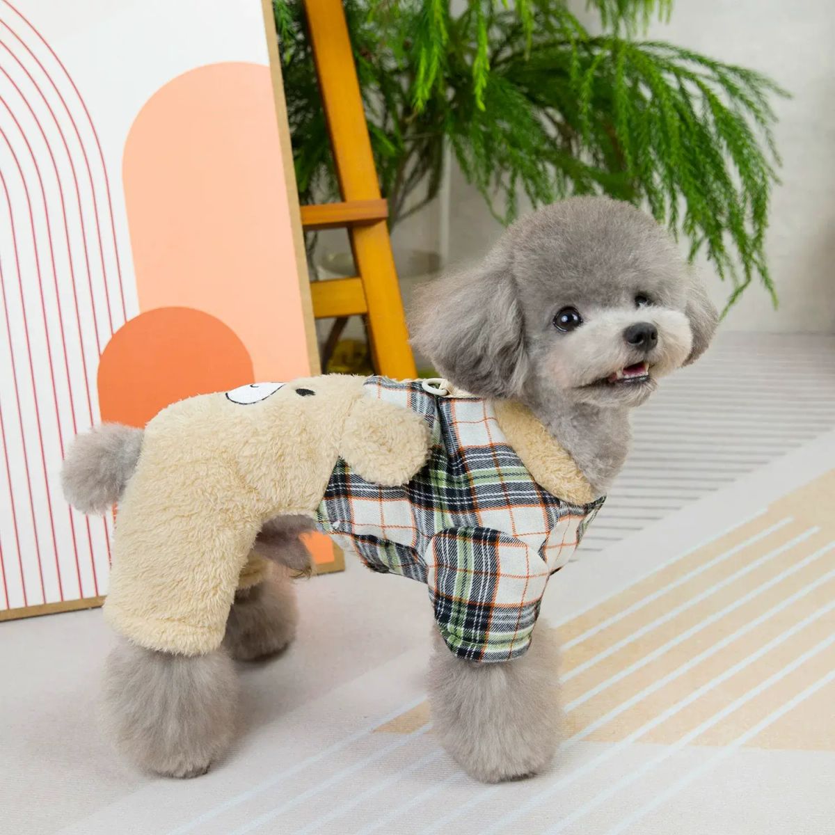 新款宠物狗狗衣服宠物服装可爱小熊加绒加厚冬季小狗衣服