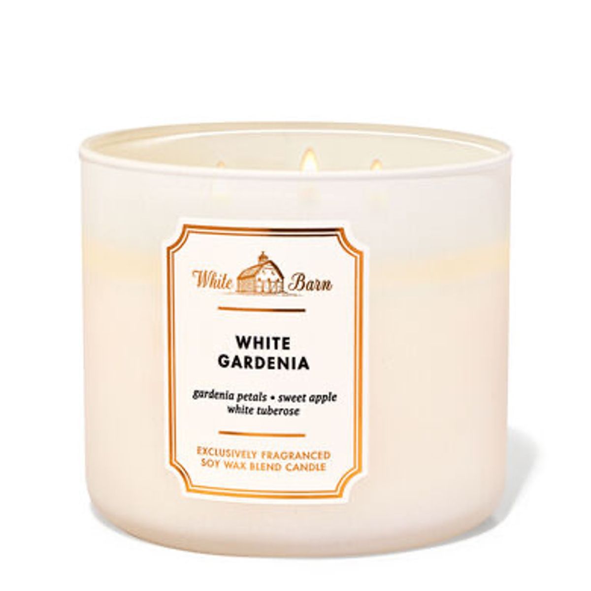 WHITE GARDENIA 3-Wick Candle 14.5oz / 411g (Parallel Imported Goods)