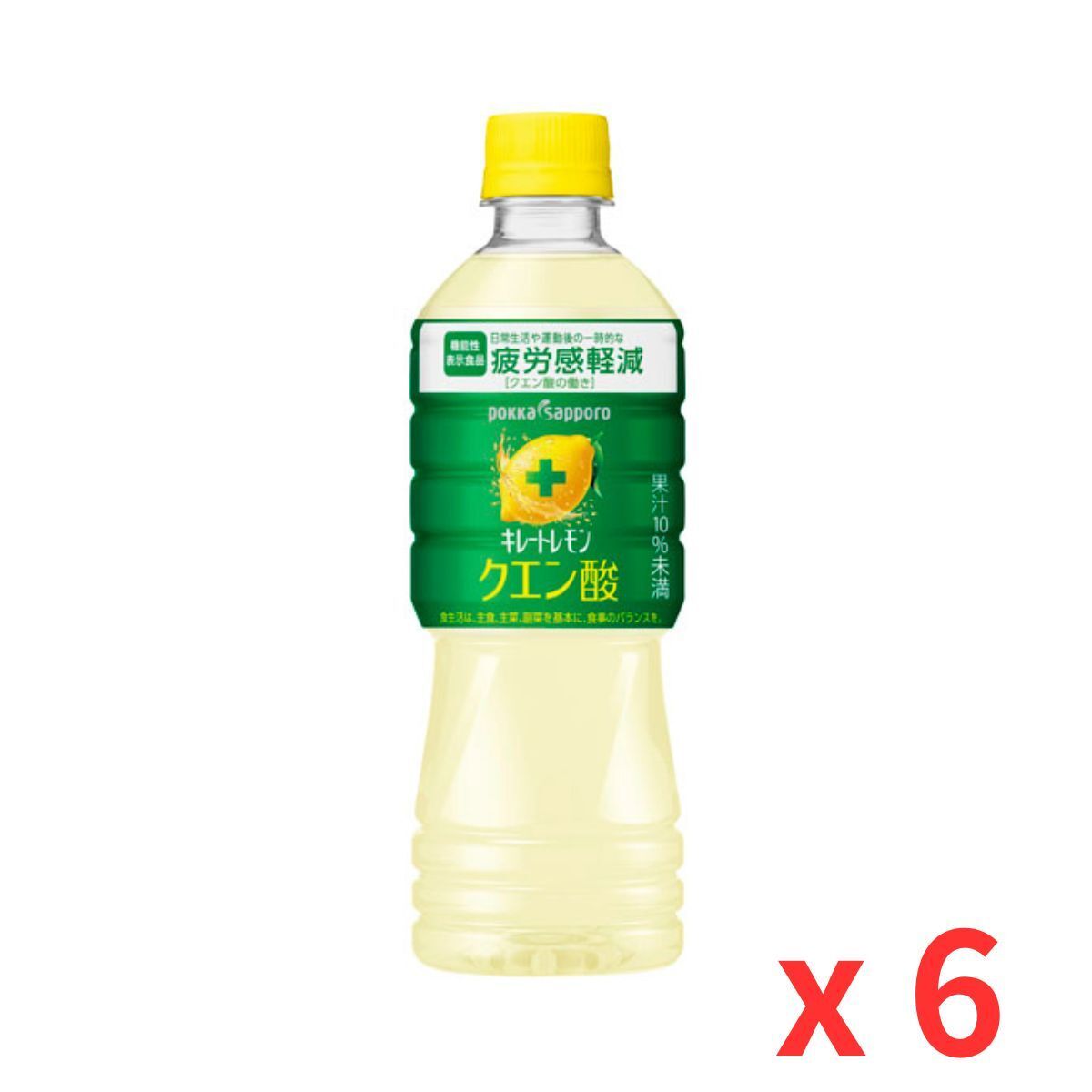 檸檬酸飲料 (525ml) (疲勞感輕減) x 6 支 (賞味期限: 2026年8月23日)