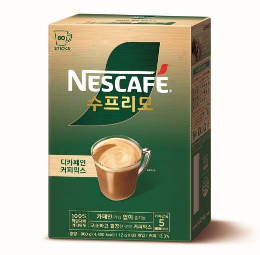 NESCAFÉ Supremo Gold Decaffeinated Coffee Mix 80 Sticks Parallel import 