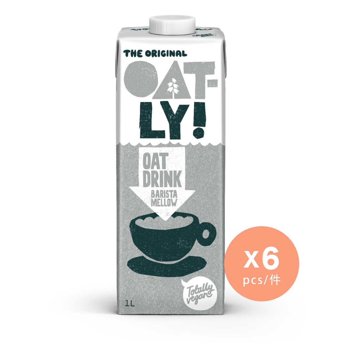 OATLY咖啡師燕麥奶 x 6 (此日期前最佳: 25/4/2026)