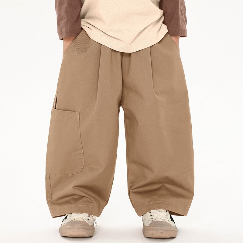 童装男童休闲裤秋装儿童春秋裤子萝卜裤中小童宽松长裤