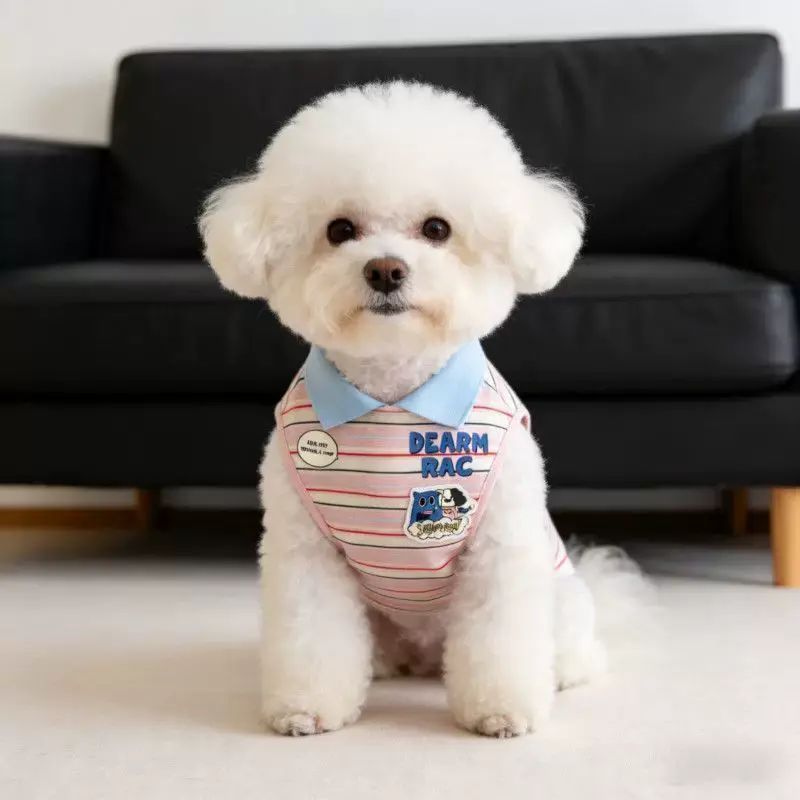 寵物春夏POLO領狗狗背心雪納瑞泰迪比熊小狗薄款西高地中小犬潮