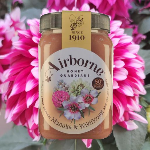 Airborne Manuka & Wildflower Honey.3 pac Airborne (New Zealand