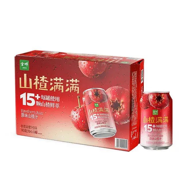 山姆會員店Member's Mark山楂滿滿山楂汁310*24清爽解膩平行進口新老包裝交替發貨