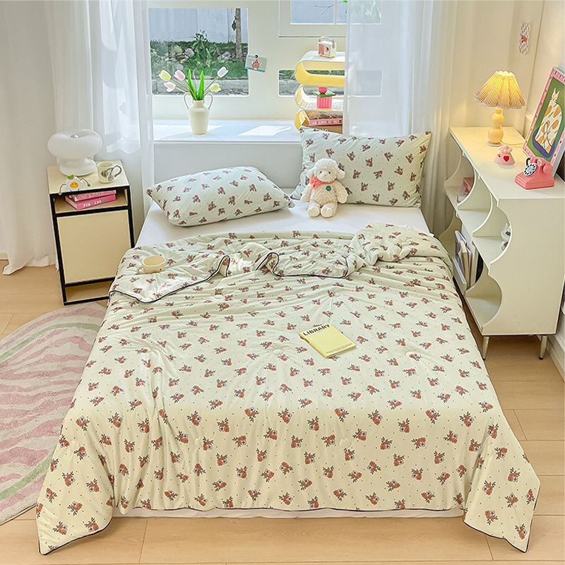 Gentle air conditioning blanket | Cloud like double-layer gauze summer blanket