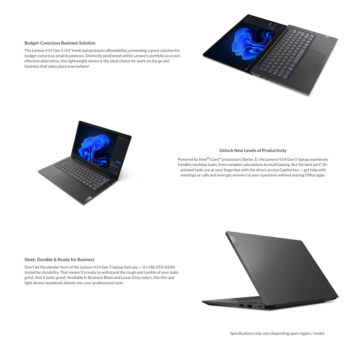 Icore 14 Lenovo | V14 G5 IRL 14 (ICore 5 210H/16GB+512GB SSD) 83HD002LHH 商用 手提電腦 ...