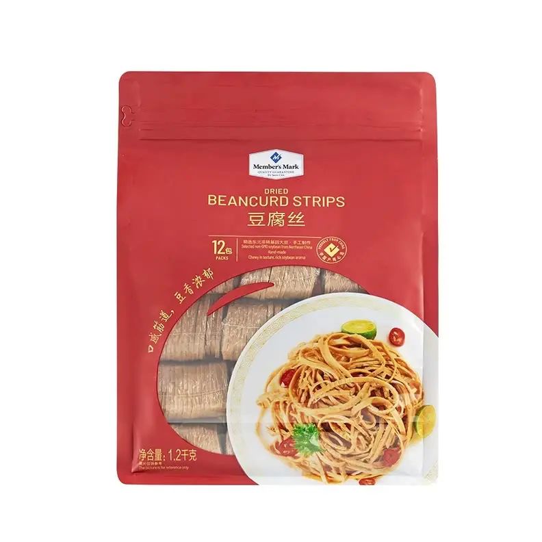 山姆會員商店正品 豆腐絲1.2kg 山姆超市代購食品豆腐絲幹豆皮