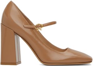 Gianvito Rossi 駝色高跟鞋