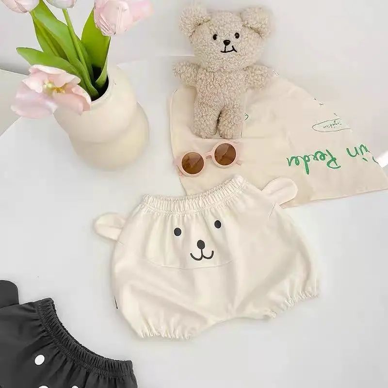 嬰兒短褲夏季薄款嬰幼兒大pp褲外穿男女寶寶夏天褲子可愛#1308#