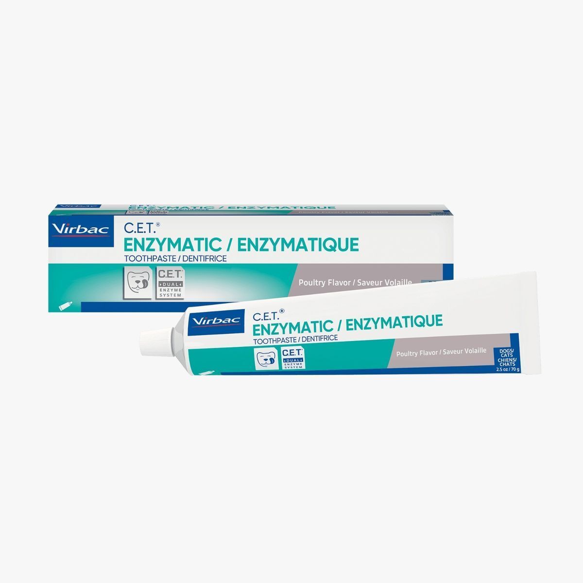 C.E.T. Enzymatic Toothpaste For Dogs & Cats 70g (Poultry) 新舊包裝發貨