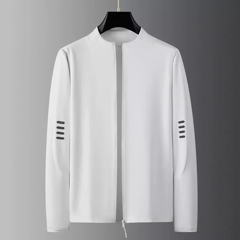 健身服男运动上衣春秋款跑步训练速干情侣同款立领长袖开衫外套