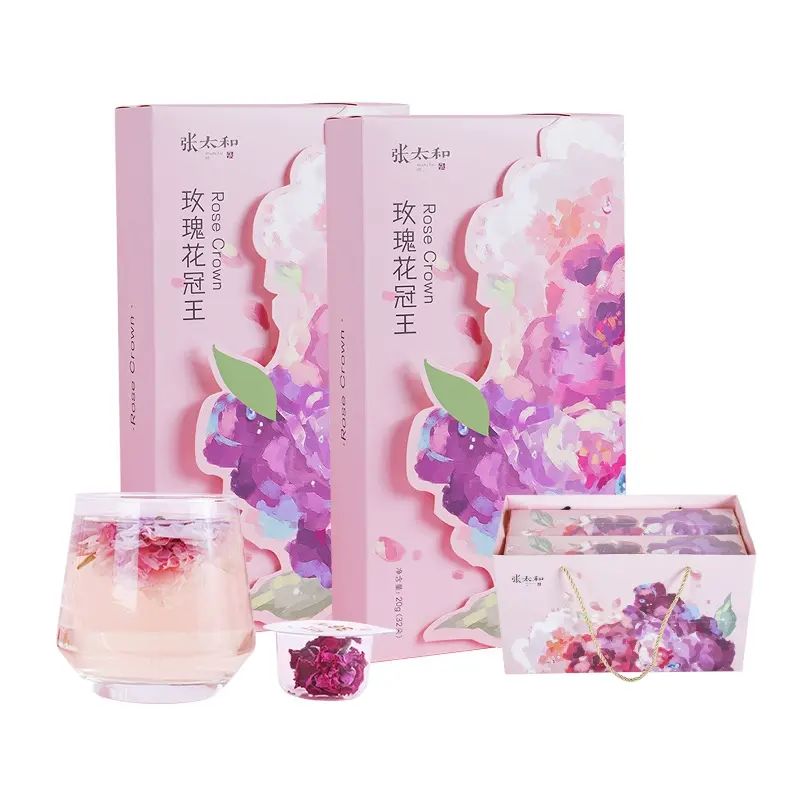 Zhang Tahei – ZHANGTAIHE – Rose Flower Crown King, Dry Flowers, Double-Flowered Roses, Tea Bags, Ros
