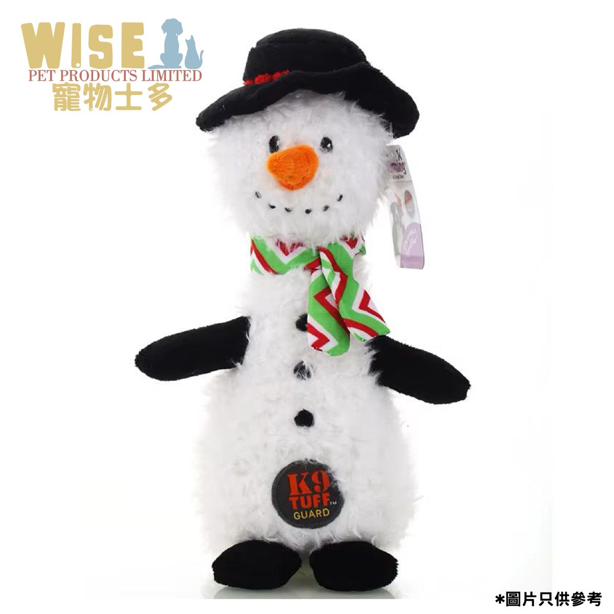 聖誕版雪人 BB發聲玩具 28cm｜發聲公仔 玩偶