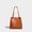 Soft leather bucket bag Autumn and winter genuine leather commuter large capacity tote bag texture