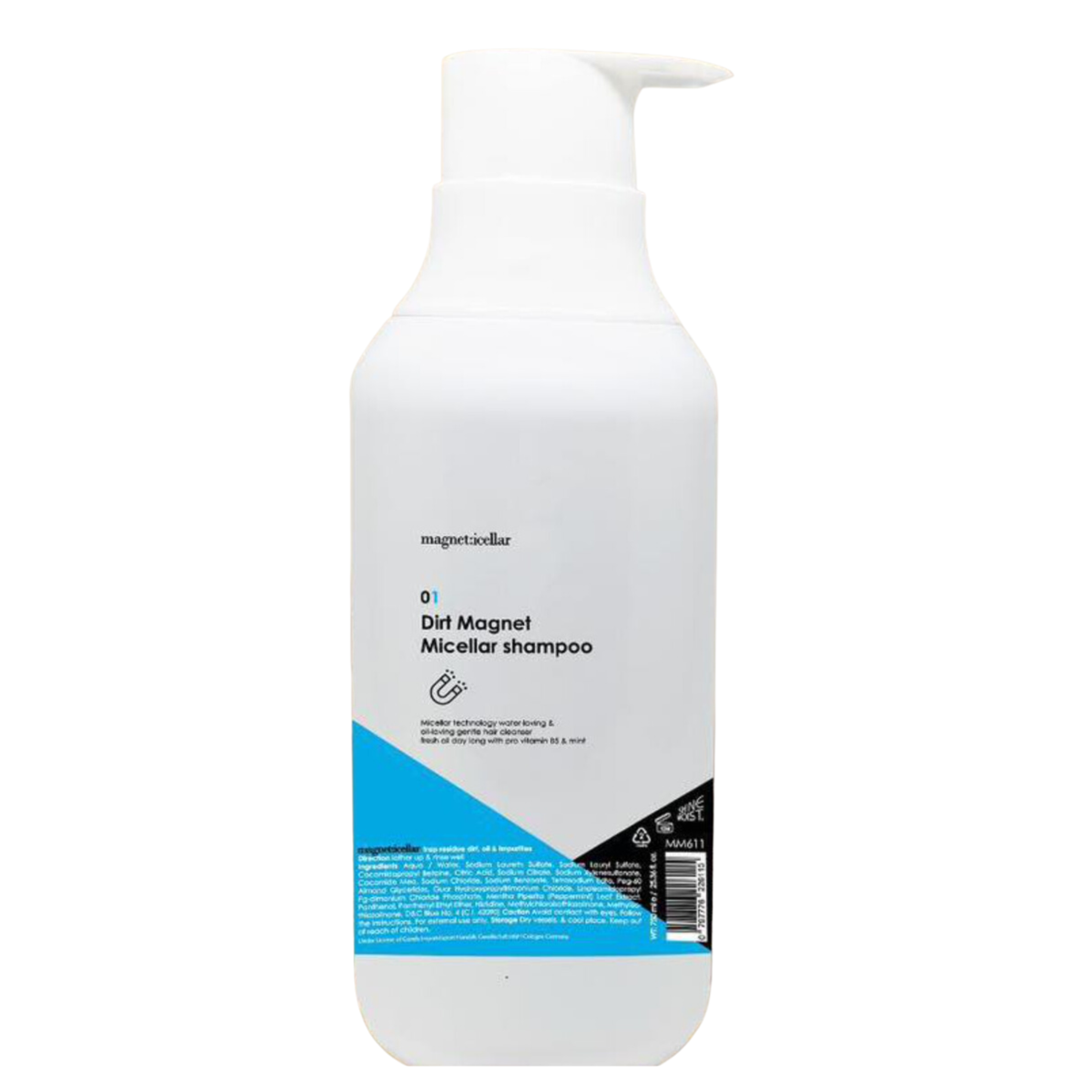 01 Dirt Magnet Micellar Shampoo 750ml[Parallel Import]Use By:18/08/2028