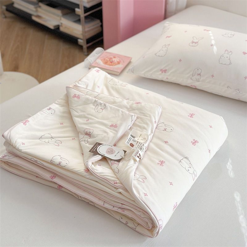 Little Rabbit Air Conditioner Quilt|A-class Maternal and Child Knitted Cotton|Summer Quilt(LCA487)