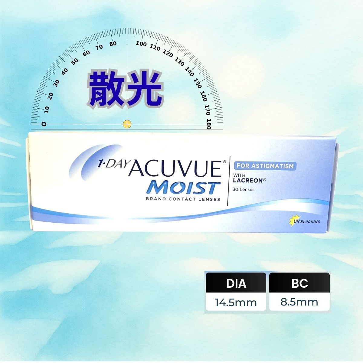 One Day ACUVUE Moist for Astigmatism 散光 日拋 隱形眼鏡 [平行進口]