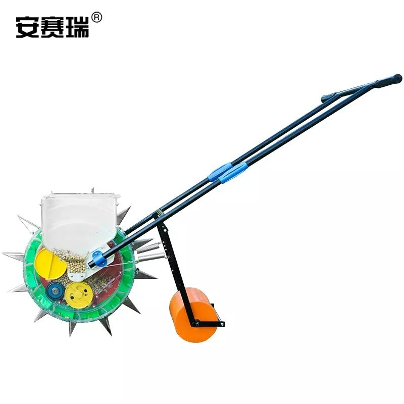 安赛瑞 手推滚轮式播种器 种植机 12嘴 带盖土轮【单嘴】 530733