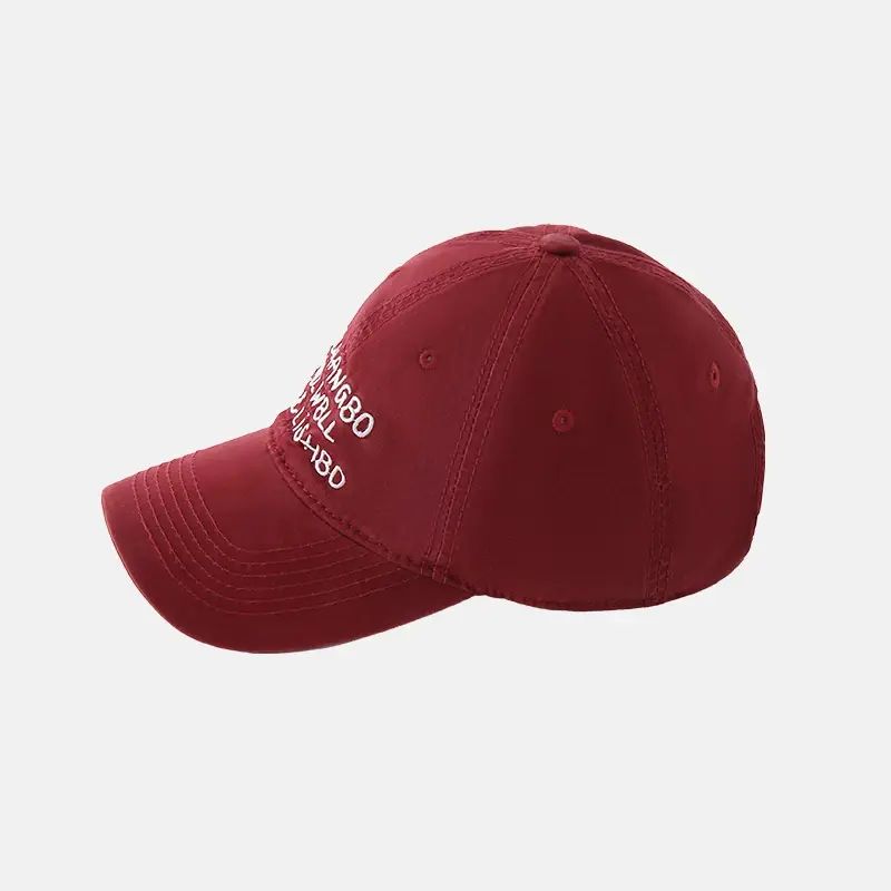 Plant-based children's clothing Children's hat 2025 autumn new men's and women's -red 7 years old, M