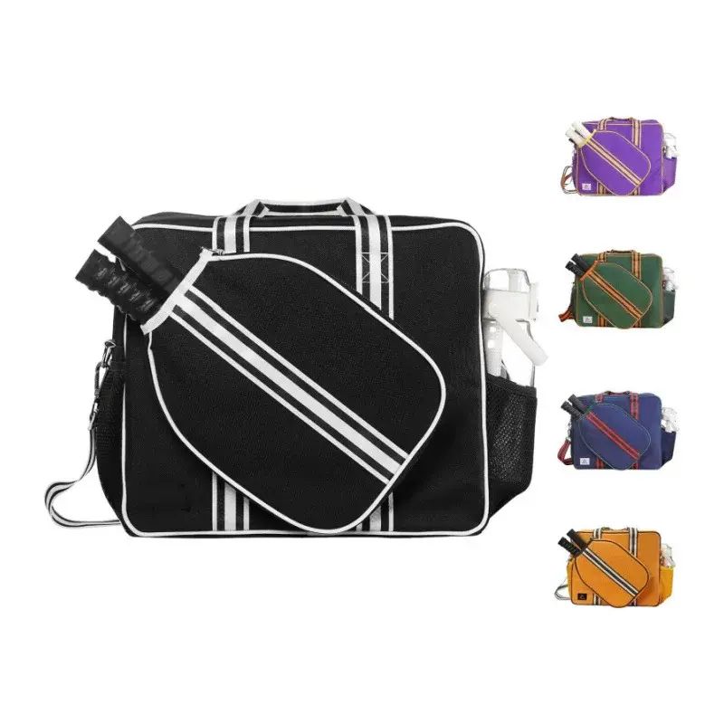 Pickleball Racket Bag with Wet and Dry Separation, Large Capacity Badminton Racket Bag