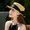 New straw hat women French vintage bow tie sunscreen breathable flat top beach exit