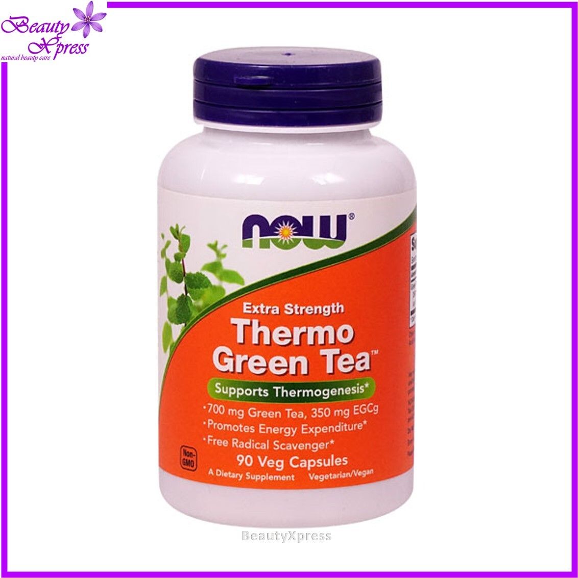 NOW Foods Thermo Green Tea Extract Extra Strength 90 Veg Capsules