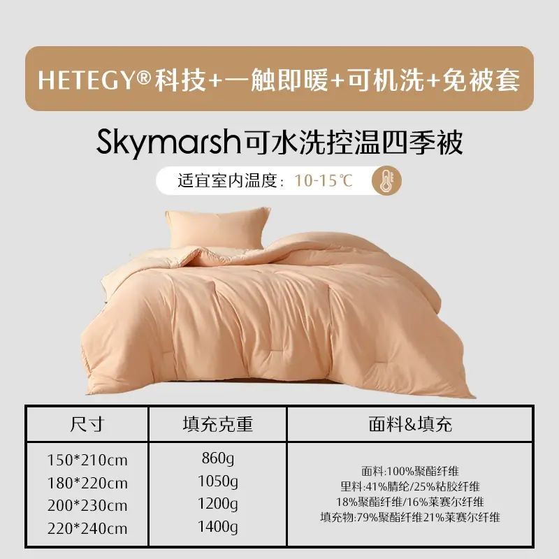 懶懶被冬被免被套可水洗控溫被子被芯機洗春秋被新年送禮