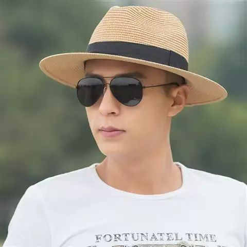 Summer new sunshade and sun protection men's sun hat women's versatile British gift hat men's outdo