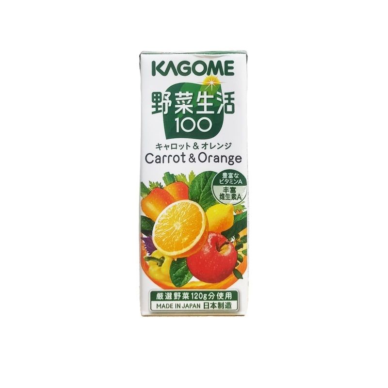 KAGOME Japanese version Wild Vegetable Life 100 Orange Juice and