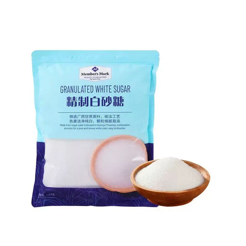 山姆-精制白砂糖1500g 碳法工艺 原蔗炼制 烹饪通用细白糖