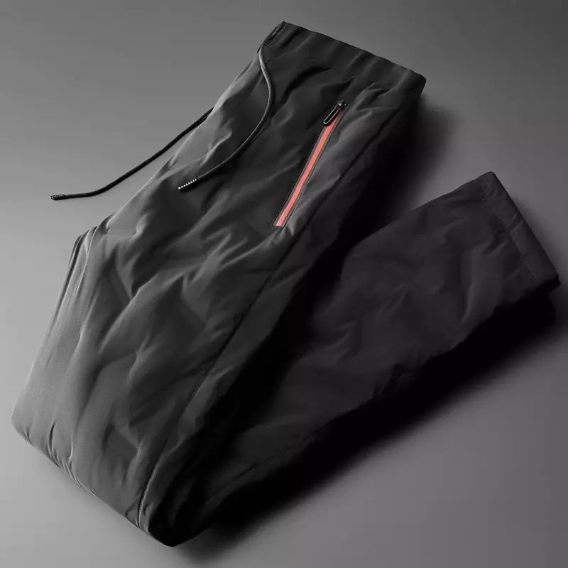 羽绒裤男外穿冬季加厚保暖裤子男士时尚鸭绒裤东北户外运动防寒裤