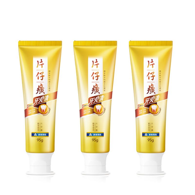 清火護齦牙膏（冰爽薄荷）95g×3【平行進口】