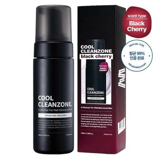 Cool Clean Zone 男士私密清潔泡沫 (原版黑櫻桃味)