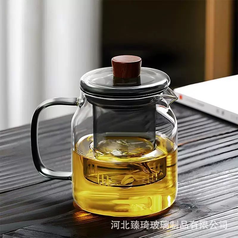 厂耐热玻璃茶壶泡茶茶具套装泡茶壶厚单壶泡茶器围炉煮茶专用
