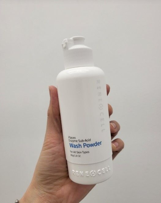 Rene Cell | Placen Enzvme Sub-Acid Wash Power 80g [Parallel Import