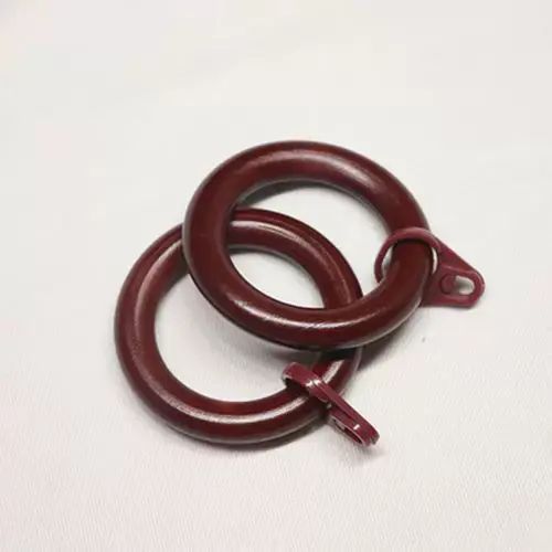Solid wood curtain ring, hanging ring, pull ring, hook, Roman pole, wooden ring, ring, collar, buck