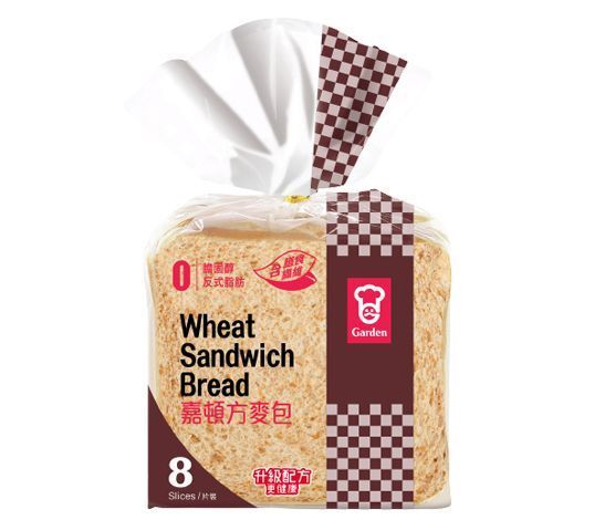 嘉頓方麥包8片裝(415g)   (食用期至少兩天)  -1袋