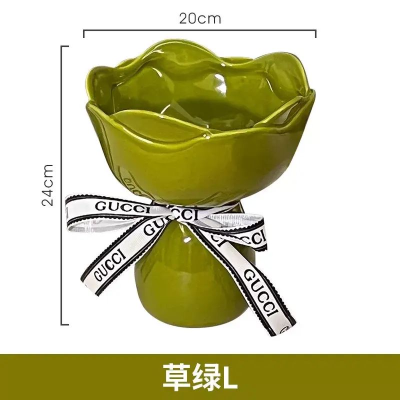 新家客厅陶瓷小花瓶摆件新婚高级感装饰礼物插花情绪稳定花瓶节日