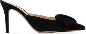 Gianvito Rossi 黑色 Portofino 85 穆勒鞋