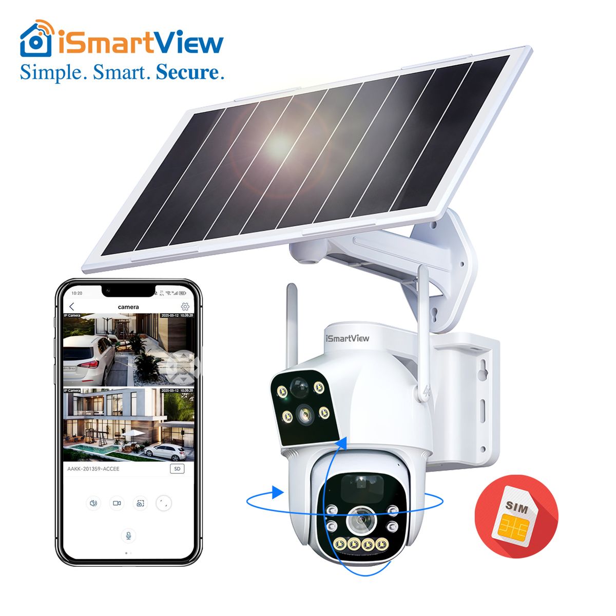 4G Dual-Lens雙目鏡頭SIM卡數據聯網 全高清 太陽能電池 5G監控攝錄機 100%全無線 4G Camera