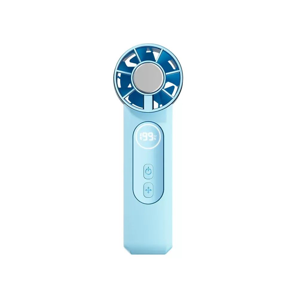 冰敷手持式USB充電數顯199檔高數型戶外小風扇