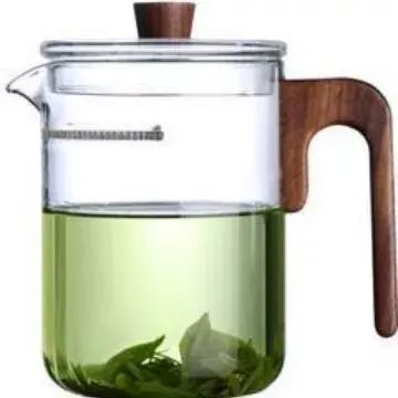 玻璃公道杯加厚分茶器茶水分離月牙杯過濾綠茶杯茶漏一體泡茶杯